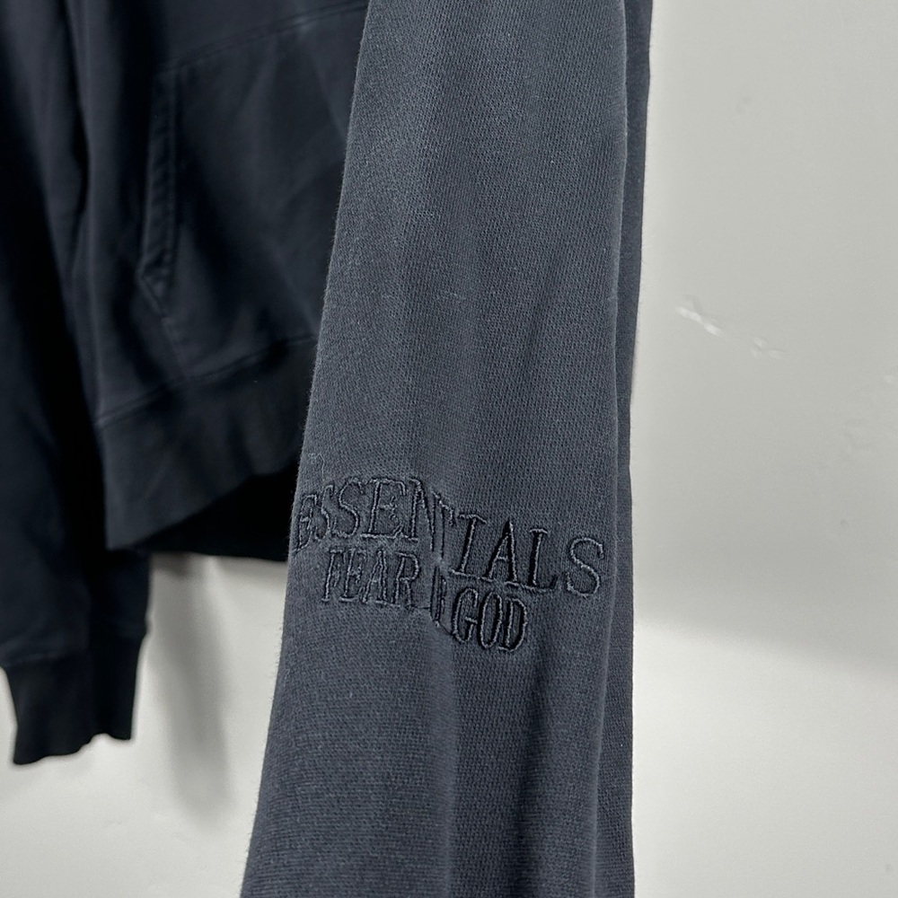 Essentials Fear of God 3M logo Pullover Hoodie in Black Size Small - Picture 5 of 8